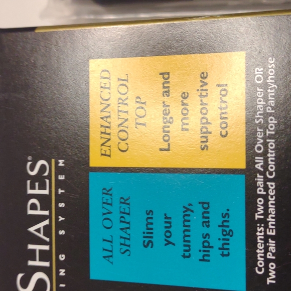 Vintage no nonsense great shapes navy sheer all over shaper 2pk lycra shaping 1x - Picture 7 of 11